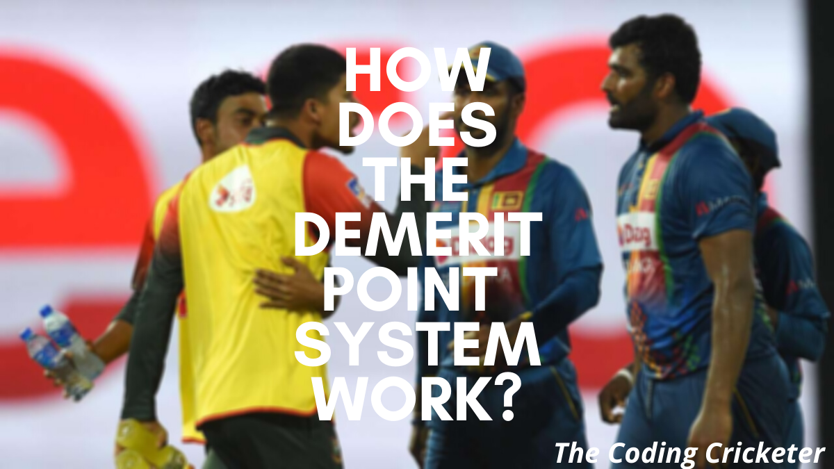 Demerit Point System in&nbsp;Cricket